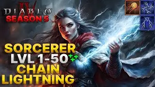 CHAIN LIGHTNING LEVELING BUILD⚡ Diablo IV Season 5