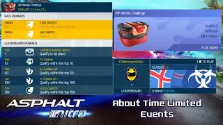 Time Limited Events of each week&ndash; Asphalt Nitro