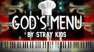 God's Menu (神메뉴) - Stray Kids | FULL Kpop Piano Tutorial / Piano Cover