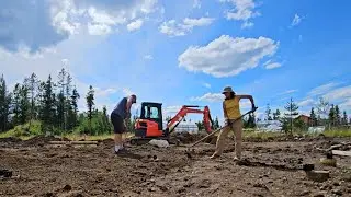 Gravel Pad Prep | DIY Off-Grid Barn Build