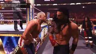WWE 2K24 Showcase 21 - Cody Rhodes vs. Roman Reigns - WrestleMania 39 - 40 years of WrestleMania
