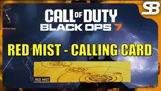 BO7 Red Mist Calling Card (Black Ops 7 Zombies Red Mist Calling Card)
