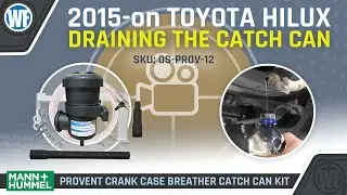 Video on Draining the Provent Oil Catch Can of a Toyota Hilux 2015-on 2.4L GUN126R