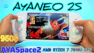 AYANEO 2S CPU 7840U Review AYASpace2