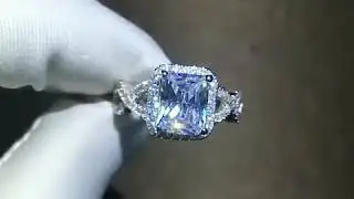 Wedding Ring Princess Cut White Gold | Princess Cut Wedding Ring