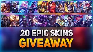 Biggest Giveaway Ever | 20 Epic Skin Giveaway | Kazuki Official |-