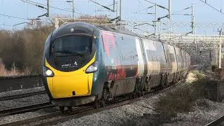 The Uks only tilting Train Pendolino At Speed Avanti West Coast in 2025 ￼