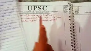 How to write Introduction in  Upsc mains answer writing | Upsc mains answer writing Practice series