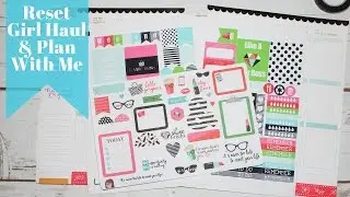 Reset Girl Sticker Haul & Boss Lady inspired Plan With Me