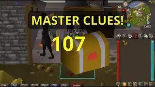 Opening 107 Master Clue Caskets! - OSRS