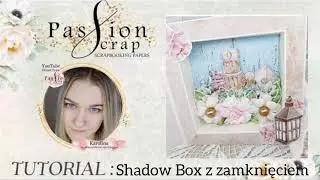 Shadow box z zamknięciem na rocznicę ślubu.