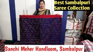 Gorgeous fantastic Sambalpuri Saree 😱 ଇଟା କୁହାଯାଏ ବେଷ୍ଟ ସମ୍ବଲପୁରୀ ଶାଢ଼ୀ 🔥 Sanchi Meher Handloom
