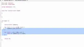 Passing vectors into functions by value and by reference (C++ programming tutorial)