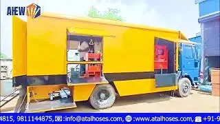 Hose Crimping Machine Setup in Mobile Service Van | Onsite Hydraulic Hose Repair