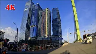 [4K] Road trip in Phnom Penh, Cambodia 2022 with beautiful skyscrapers