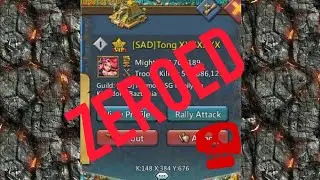 Steel Alliance { D-J, BRR, SGK, GUm } zeroing 900m player| lords mobile