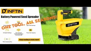 Dinftin Battery Handheld Spreader for ALL SEASONS