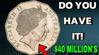 HIDDEN TREASURE! Rare 50 Cents Australian Coins In Pocket Change That Could Make You RICH!