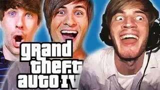 THE ANIMALS ARE LOOSE! - Smosh & Pewds Plays: GTAIV