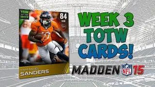 MUT 15 &mdash; Неделя 3 TOTW + Elite Pull! | Madden 15 Ultimate Team &mdash; Эндрю Лак и Кам Чанселлор