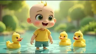 10 Little Ducks Splash Splash! | Fun Duck Counting Song for Kids | Sing Along Nursery Rhyme