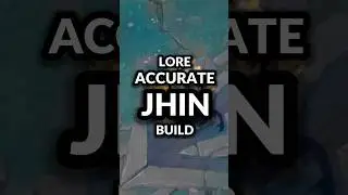 LORE ACCURATE JHIN BUILD !!!               #shorts #leagueoflegends #leagueoflegendsclips #riotgames