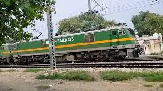 back to back goods train from budaun station 🚉🚉