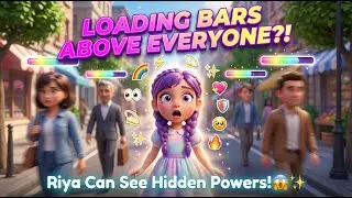 “Riya Sees the Hidden Bars Above Everyone! 😱💫 | LOADING Has Just Begun” | #RiyaStory #LoadingBars