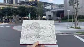 Urban sketching in Taiwan #1