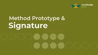 Method Prototype & Signature | ICSE Computer Applications | Java & BlueJ
