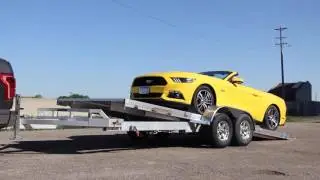 Aluma 8220H Tilt Loading a 2016 Mustang GT