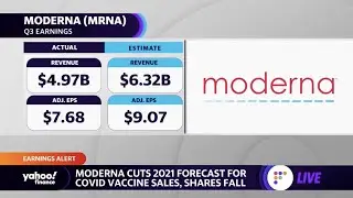 Moderna misses in Q3, cuts forecast for COVID vaccine revenue