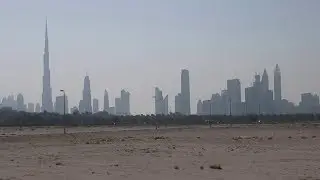 Dubai desert skyline
