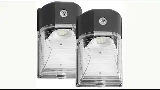 CINOTON 26W LED Wall Lights | Easy To Install Home Security Flood Lights | Dusk to Dawn Sensor