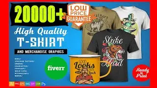 25000+ Vector T Shirt Designs Bundle Free Download