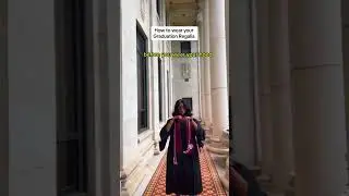 🎓how to wear graduation regalia gown hood cap stole cord #graduation #shorts #viral