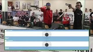 Finał konkurencji pistolet pneumatyczny 60 juniorzy - Mistrzostwa Polski Junior&oacute;w - Bydgoszcz 2022