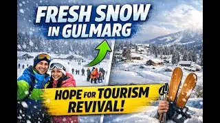 #watch | Fresh Snowfall in Gulmarg Sparks Hopes of Tourism Revival