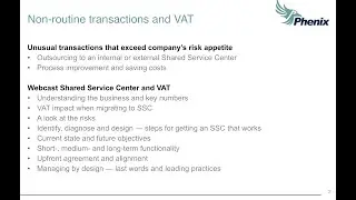 The Intersection of VAT and Shared Service Centers