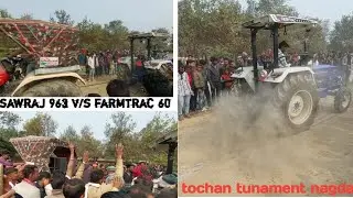 Tochan tunament nagda 🚜||sawraj 963 v/s farmtrac 60 💪