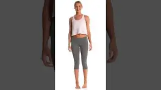 Pink Lotus Movement Charged Yoga Capri Leggings | SwimOutlet.com