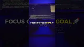 Focus on your goal 💗🖥️#programming #coding #computerscience #codinglove