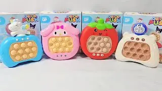 ASMR Playing Pop it Electronic Fast Push Game Fidget Toy | Stage Mode | Level Mode