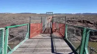Swinging bridge, Brown's park
