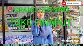 Grand Opening  Toko Finaput, penyedia toko kelontong Gerai Oleh oleh perlengkapan haji dan umroh