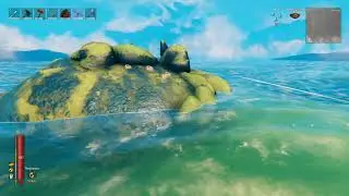 The Leviathan in VALHEIM (giant turtle thing)