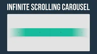 How to Build an Infinite CSS Carousel | HTML & CSS Tutorial