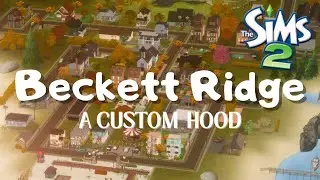 Аника и Дагмар посещают приют &mdash; The Sims 2 Beckett Ridge Custom Hood