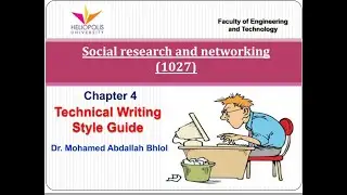 Technical writing style guide (lecture 5 and 6)