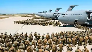 Denmark on HIGH ALERT! US C-17 Fleet Rushes Thousands of Elite Troops to Europe